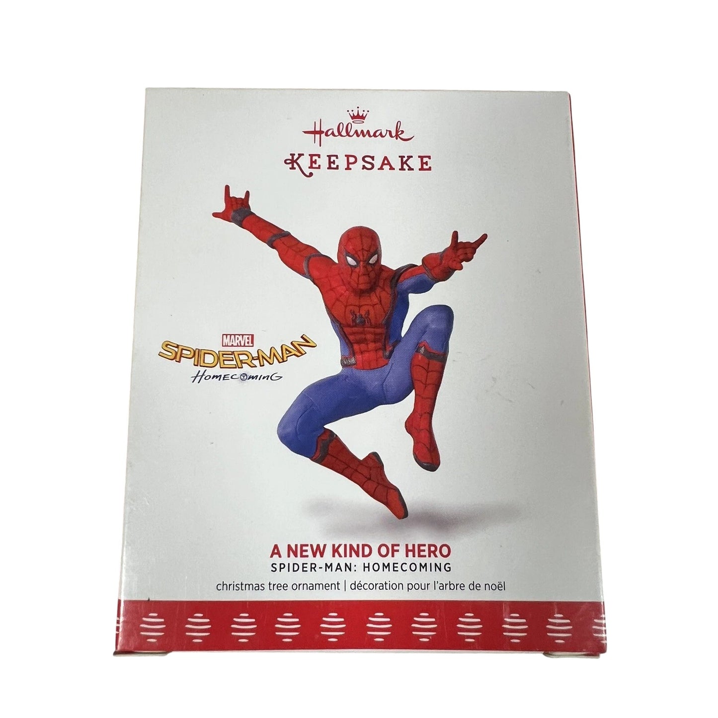 2017 A New Kind of Hero Hallmark Ornament (Spider-Man) QXI3482