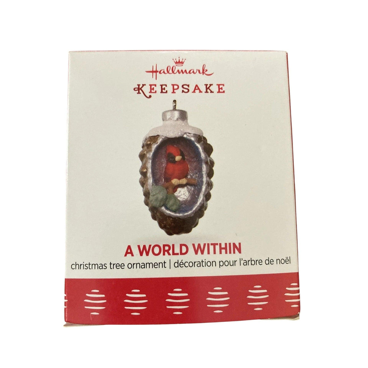 (2017) A World Within - Cardinal in Pinecone Hallmark Ornament (A World Within) QXM8552 Image2