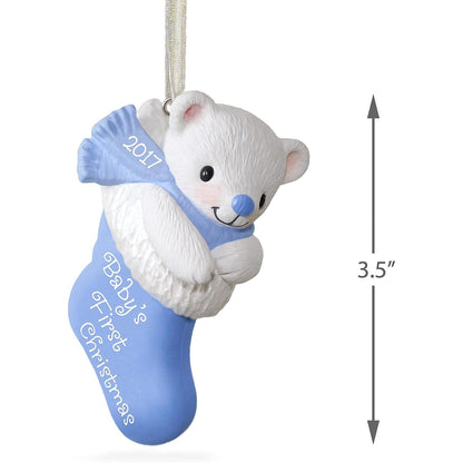 QGO1252 2017 Baby Boy's First Christmas (Polar Bear) Image5