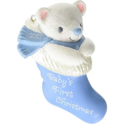 QGO1252 2017 Baby Boy's First Christmas (Polar Bear) Image1