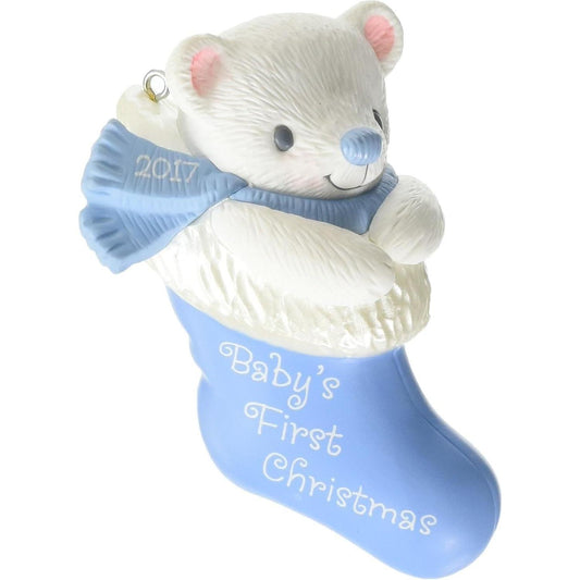 QGO1252 2017 Baby Boy's First Christmas (Polar Bear) Image1