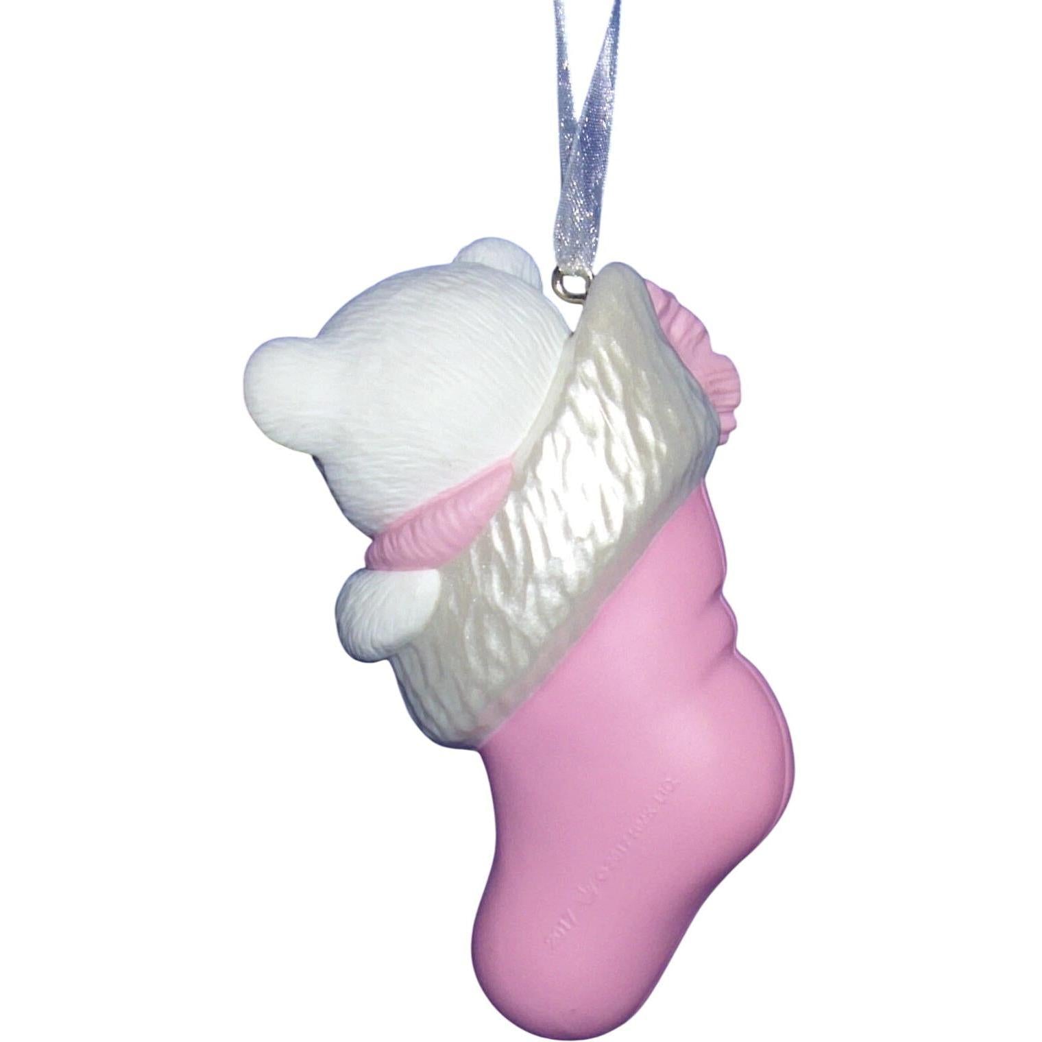 2017 Baby Girl's First Christmas Hallmark Ornament (Baby's First Christmas) QGO1255