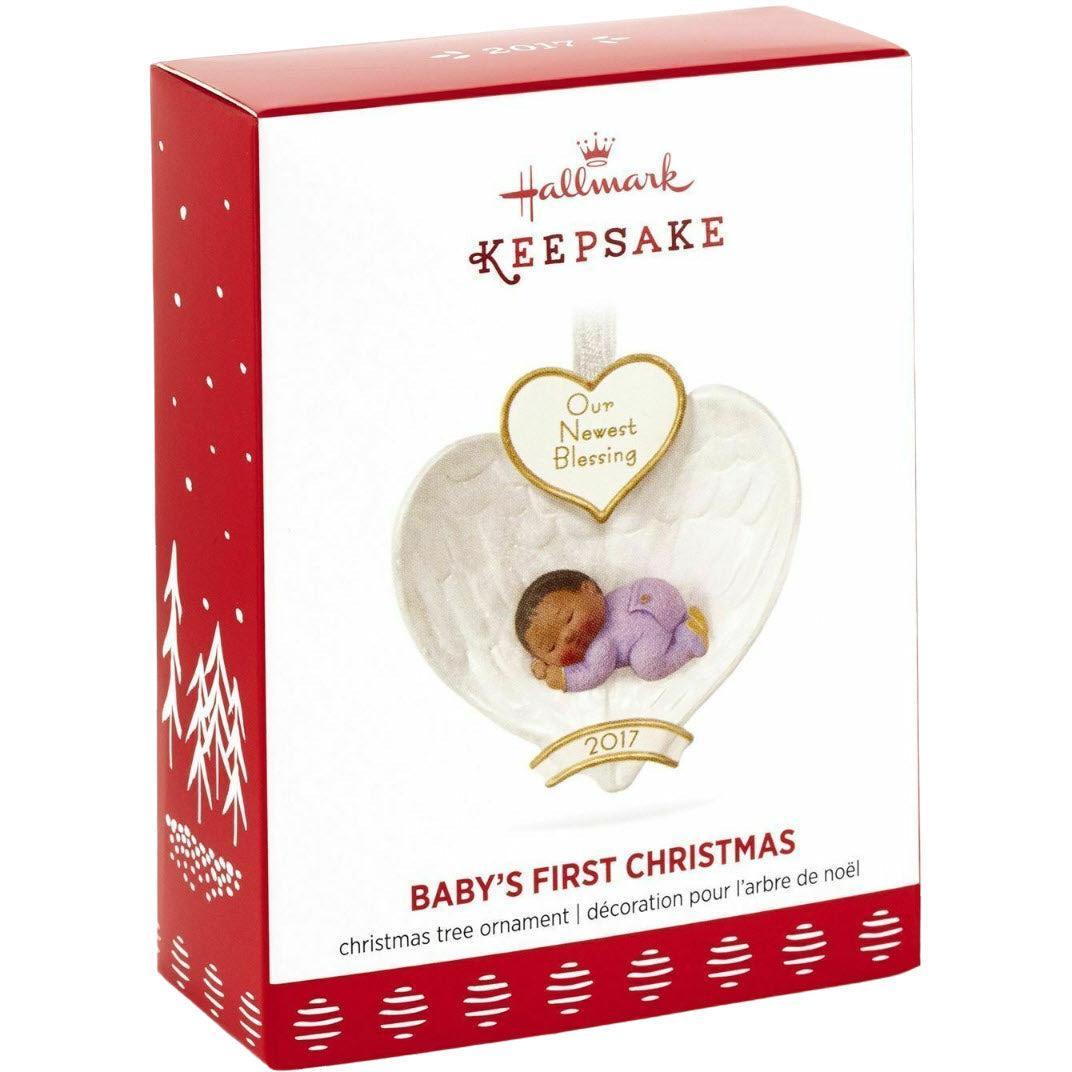 2017 Baby's First Christmas Hallmark Ornament (Baby's First Christmas) QSM7795
