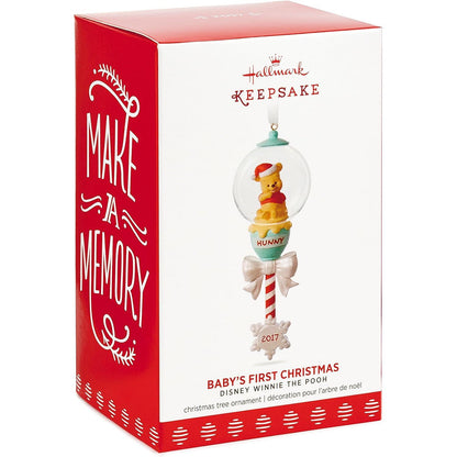 2017 Baby's First Christmas Hallmark Ornament (Winnie The Pooh) QXD6142