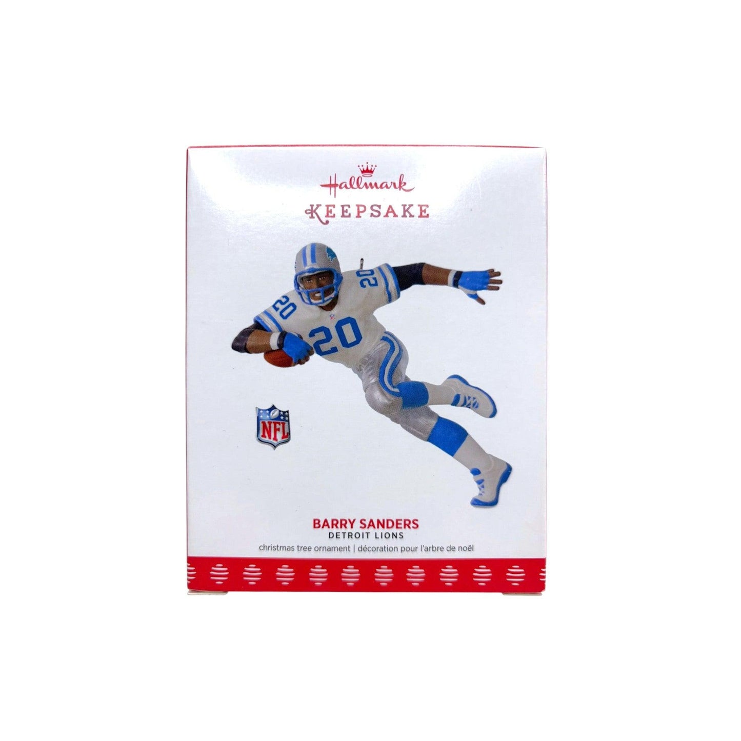 2017 Barry Sanders Hallmark Ornament (Footballl Legends) QXI3475 Image2