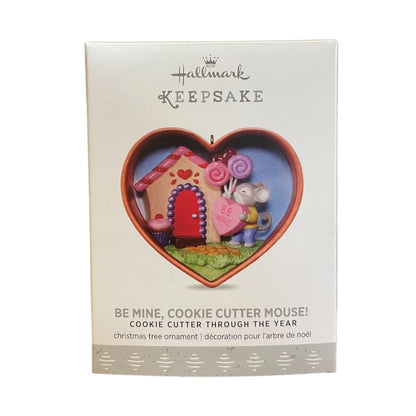 2017 Be Mine, Cookie Cutter Mouse! Hallmark Ornament (Cookie Cutter Through the Year) QHA9112