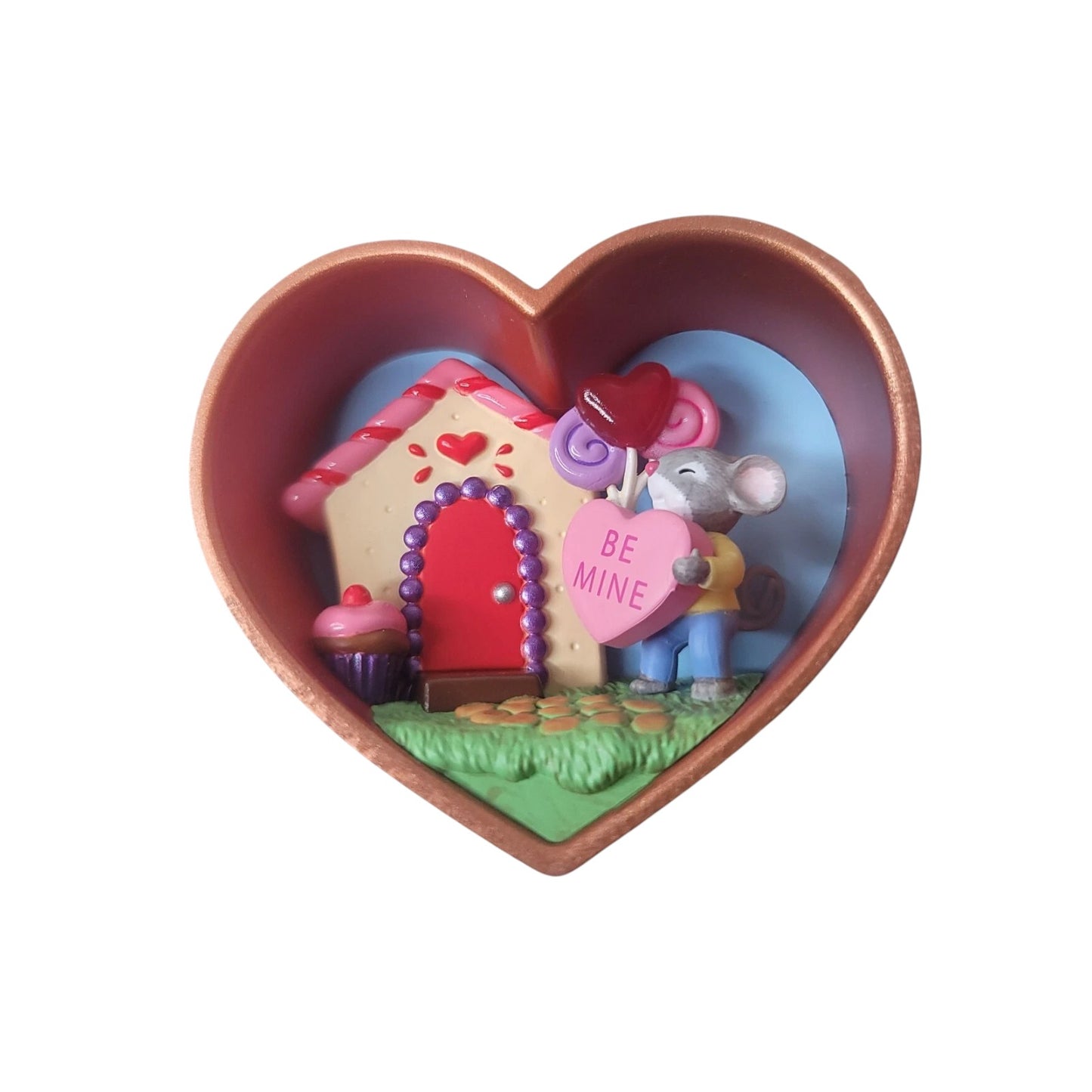 2017 Be Mine, Cookie Cutter Mouse! Hallmark Ornament (Cookie Cutter Through the Year) QHA9112