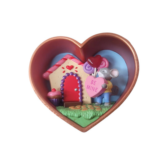 2017 Be Mine, Cookie Cutter Mouse! Hallmark Ornament (Cookie Cutter Through the Year) QHA9112
