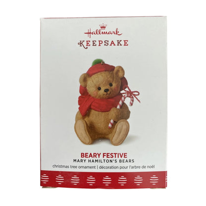 2017 Beary Festive Hallmark Ornament (Mary Hamilton's Bears) QX9455