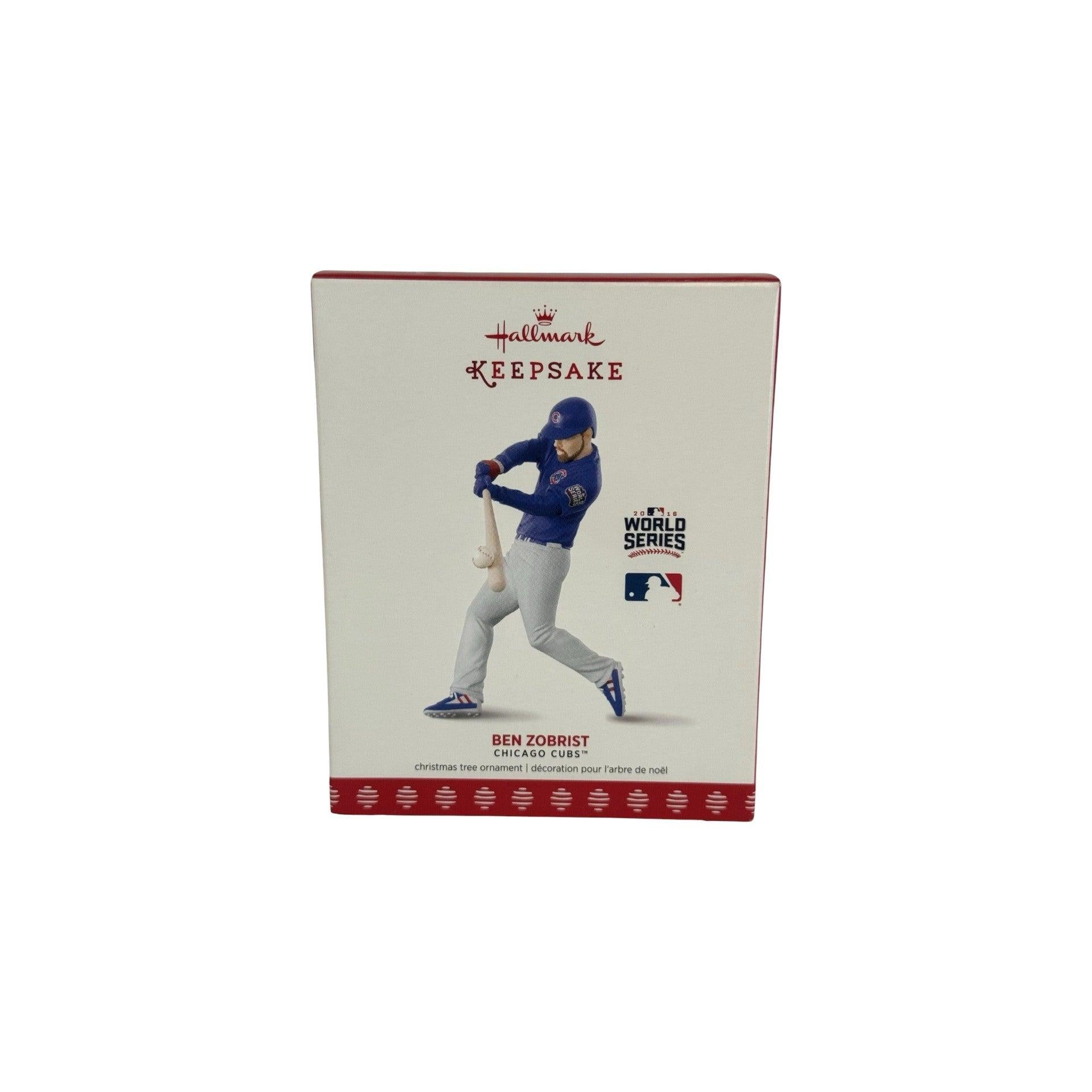 2017 Ben Zobrist, Chicago Cubs Hallmark Ornament (At the Ballpark) QXI1542 Image2