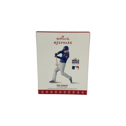 2017 Ben Zobrist, Chicago Cubs Hallmark Ornament (At the Ballpark) QXI1542 Image2