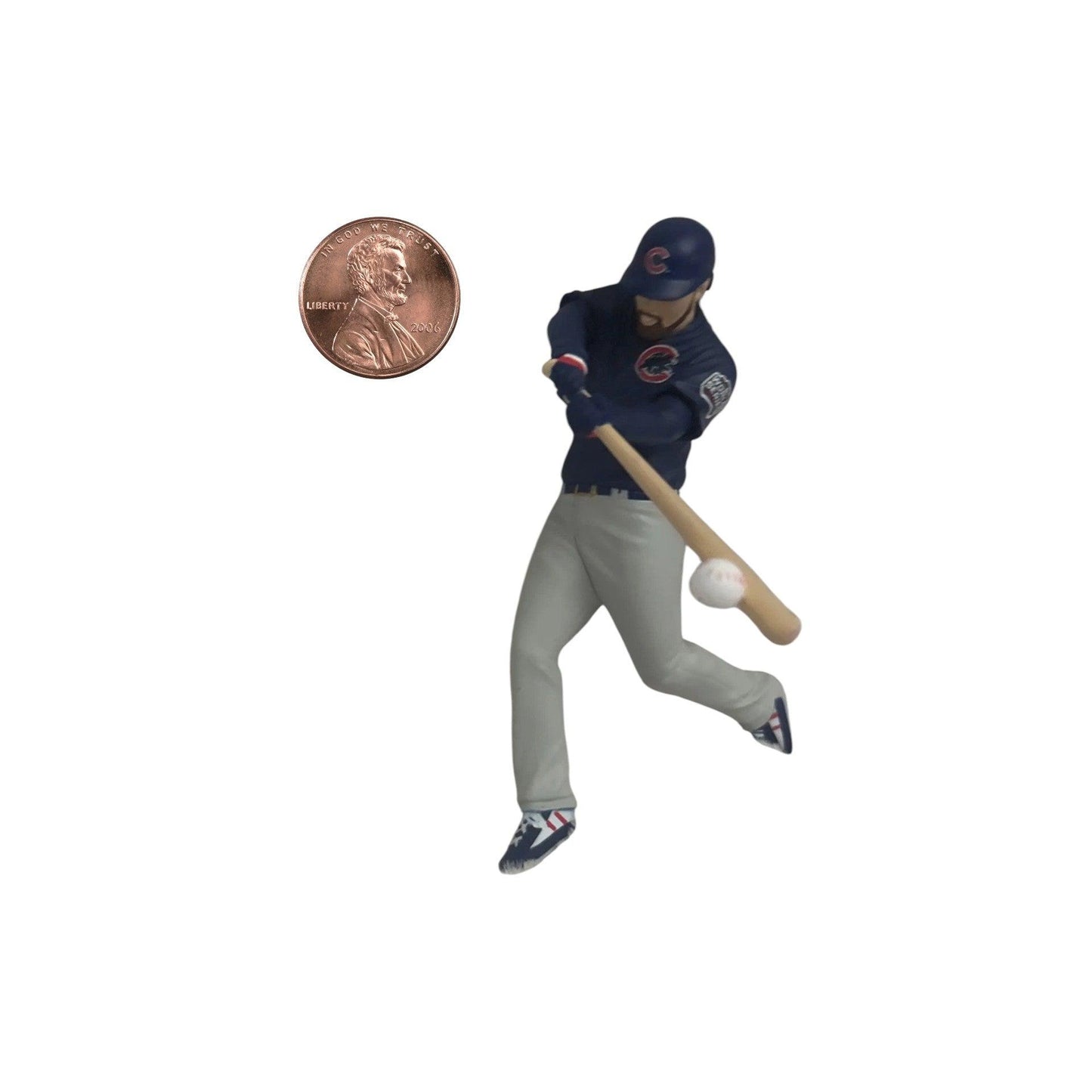 2017 Ben Zobrist, Chicago Cubs Hallmark Ornament (At the Ballpark) QXI1542 Image5