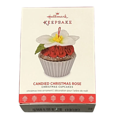 2017 Candied Christmas Rose Hallmark Ornament (Christmas Cupcakes) QX9422