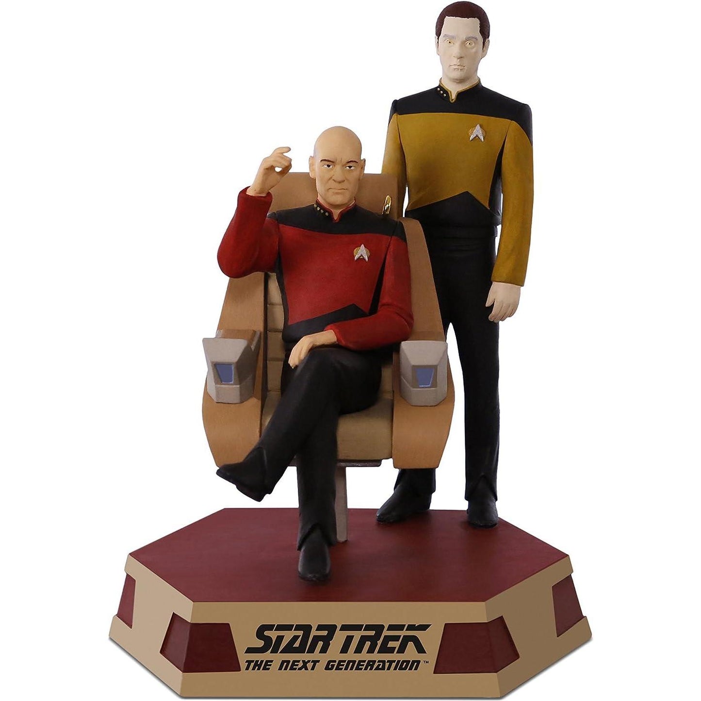 2017 Captain Jean-Luc Picard and Lieutenant Commander Data Hallmark Ornament (Star Trek) QXI3402