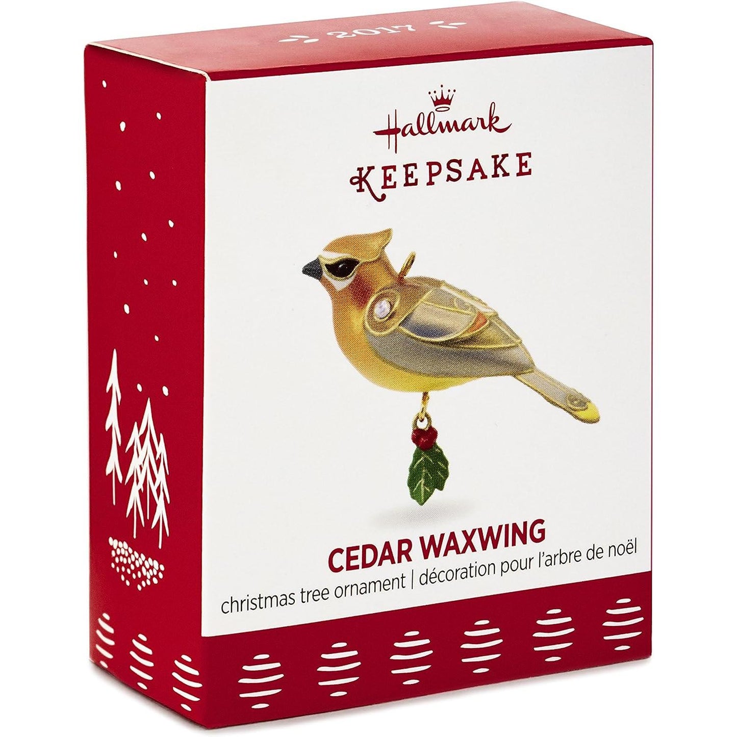 2017 Cedar Waxwing Hallmark Ornament (Beauty of Birds) QXM8532