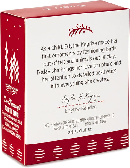 2017 Cedar Waxwing Hallmark Ornament (Beauty of Birds) QXM8532