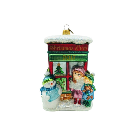 2017 Christmas Shop Thirty Years of KOC Memories (Christmas Window) Hallmark Ornament QXC1703 Image1