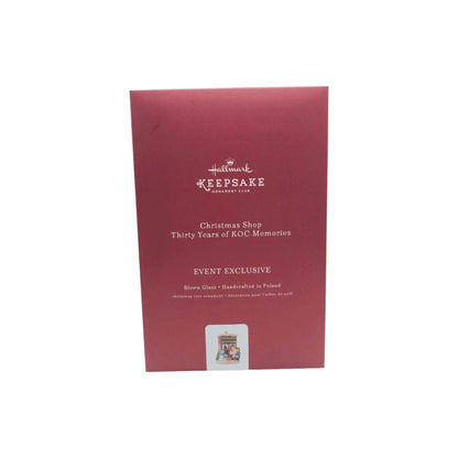 2017 Christmas Shop Thirty Years of KOC Memories (Christmas Window) Hallmark Ornament QXC1703 Image2