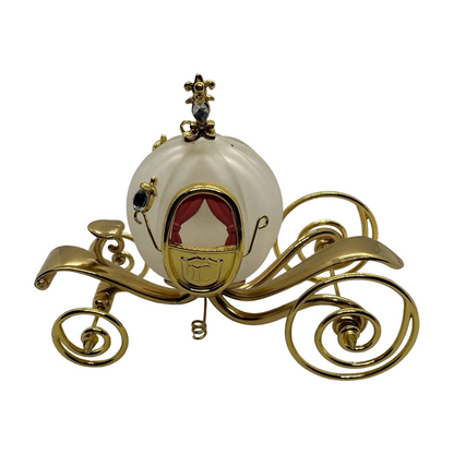 2017 Cinderella's Carriage Hallmark Ornament (Disney Princesses) QXD6235 Image1