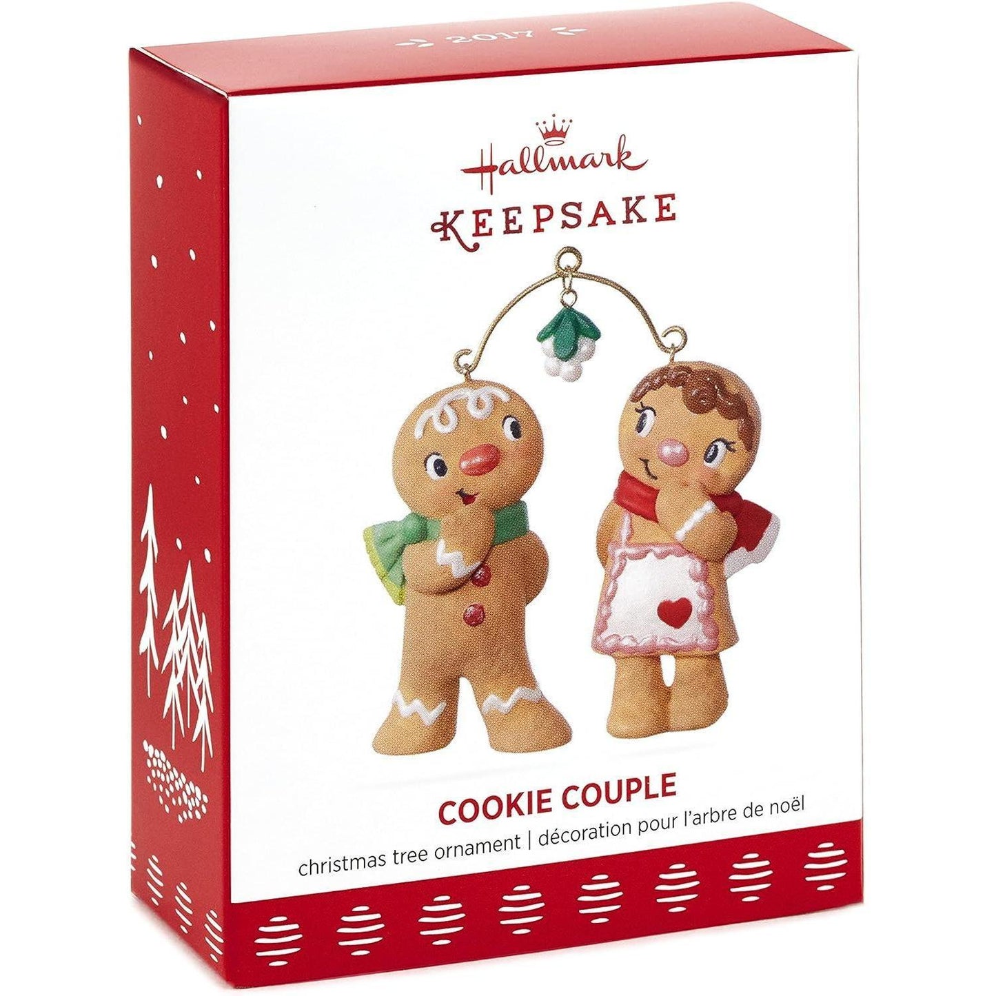 2017 Cookie Couple Hallmark Ornament (Gingerbread) QGO1295