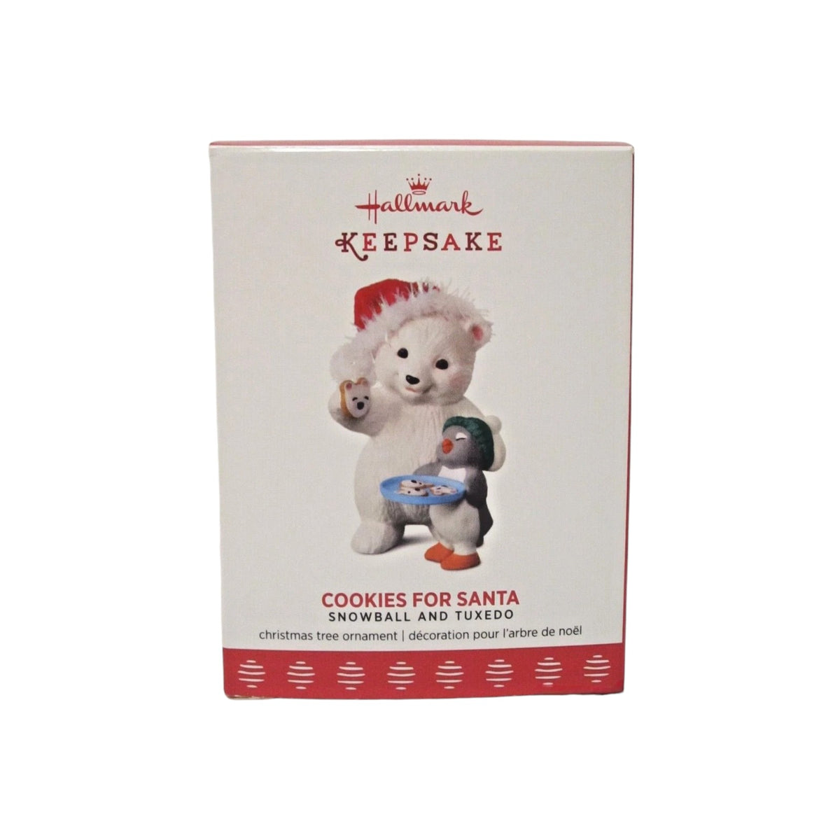 2017 Cookies For Santa Hallmark Ornament (Snowball and Tuxedo) QX9375 Image2
