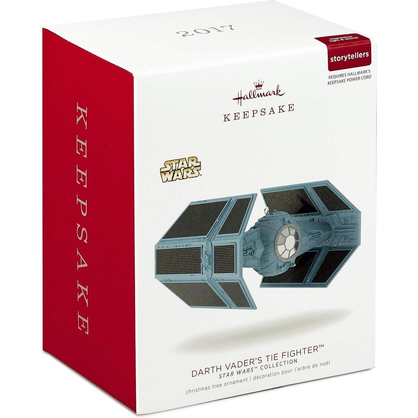 2017 Darth Vader's TIE Fighter Hallmark Ornament (Star Wars) QXI3483