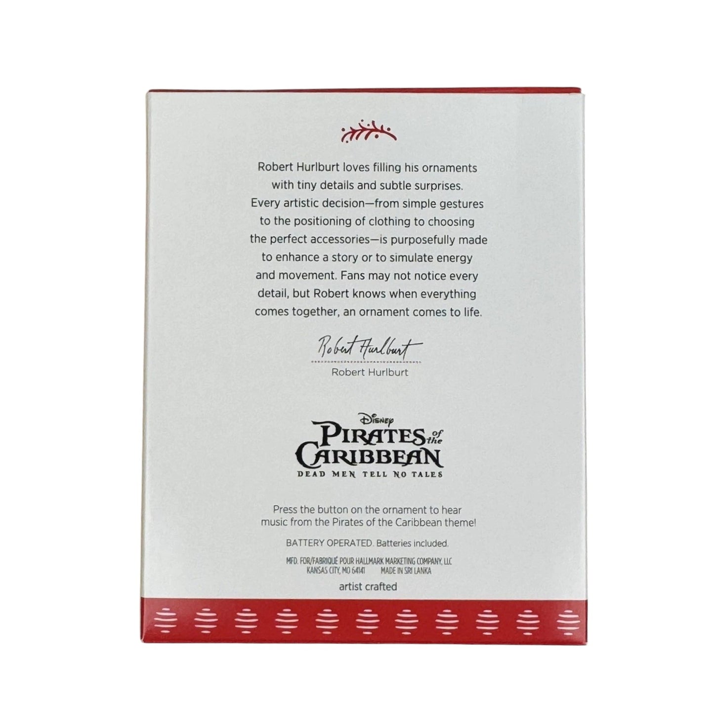 2017 Dead Men Tell No Tales Hallmark Ornament (Disney Pirates of the Caribbean) QXD6265