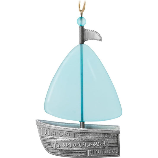 2017 Discover Tomorrow's Promise Hallmark Ornament (Boat) QHX1062