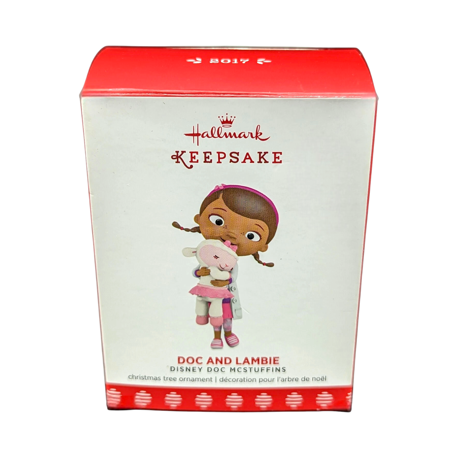 2017 Doc and Lambie Hallmark Ornament (Doc McStuffins) QXD6282