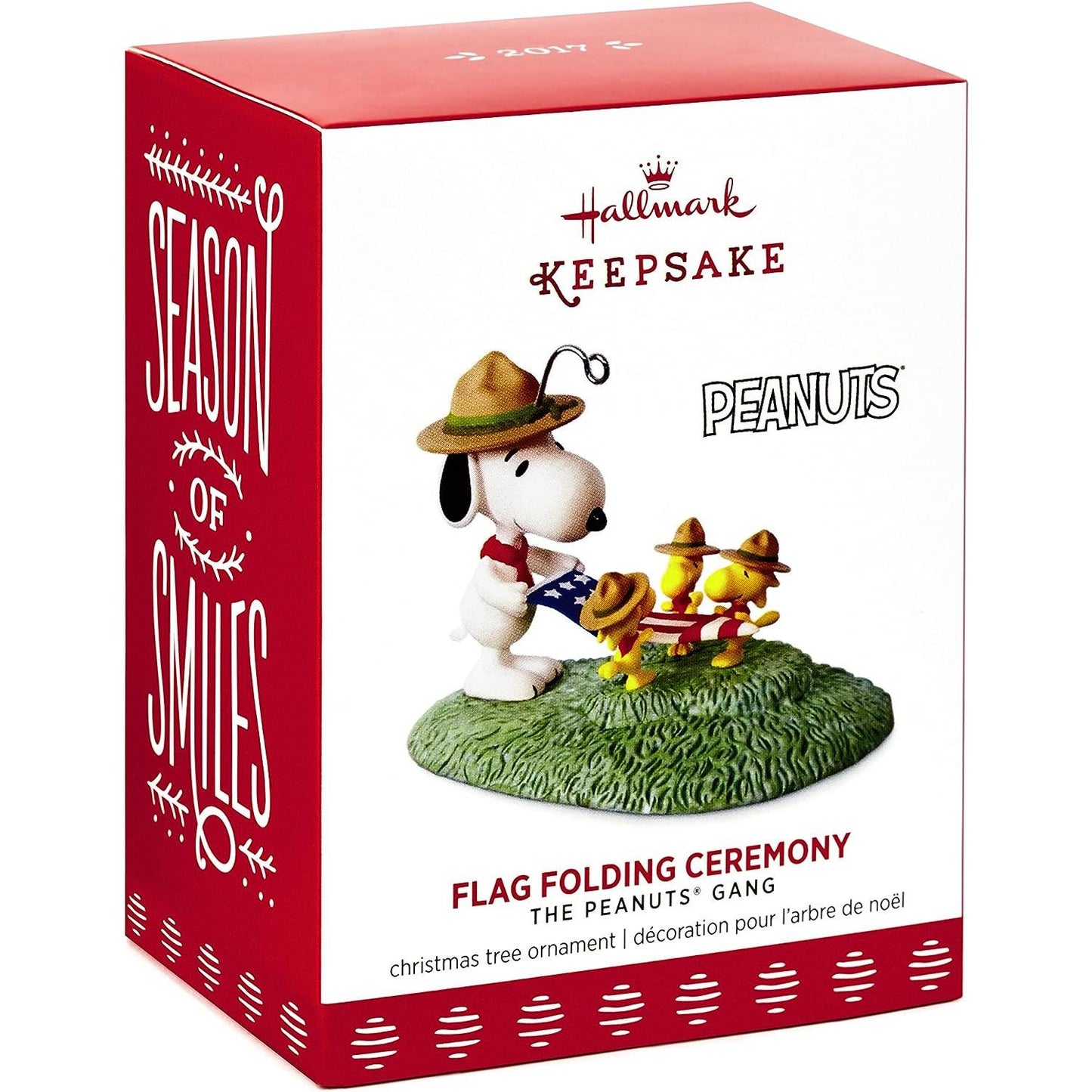 2017 Flag Folding Ceremony Hallmark Ornament (Peanuts) QXI3295