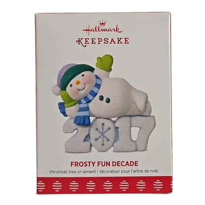 2017 Frosty Fun Decade Hallmark Ornament (Frosty Fun Decade) QX9325
