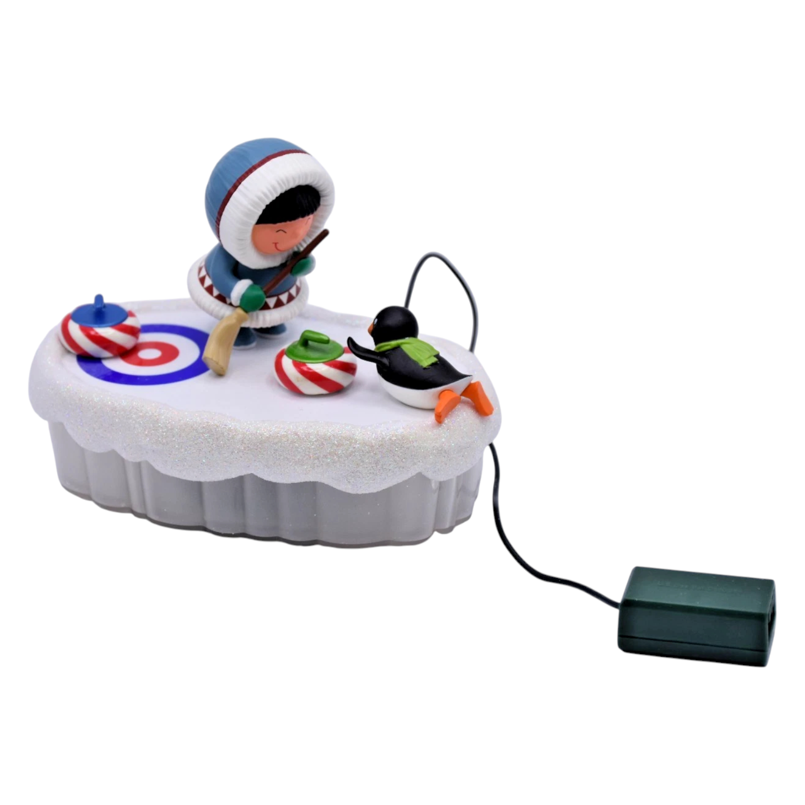 2017 Fun and Games Tabletop Decoration Hallmark Ornament (Frosty Friends) QFM1072