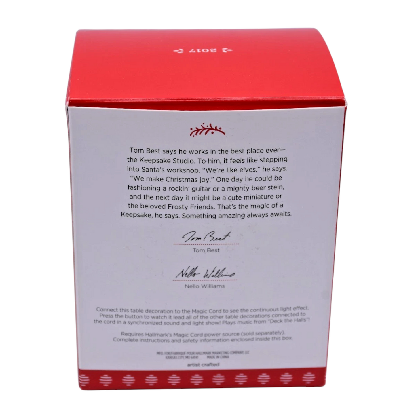 2017 Fun and Games Tabletop Decoration Hallmark Ornament (Frosty Friends) QFM1072