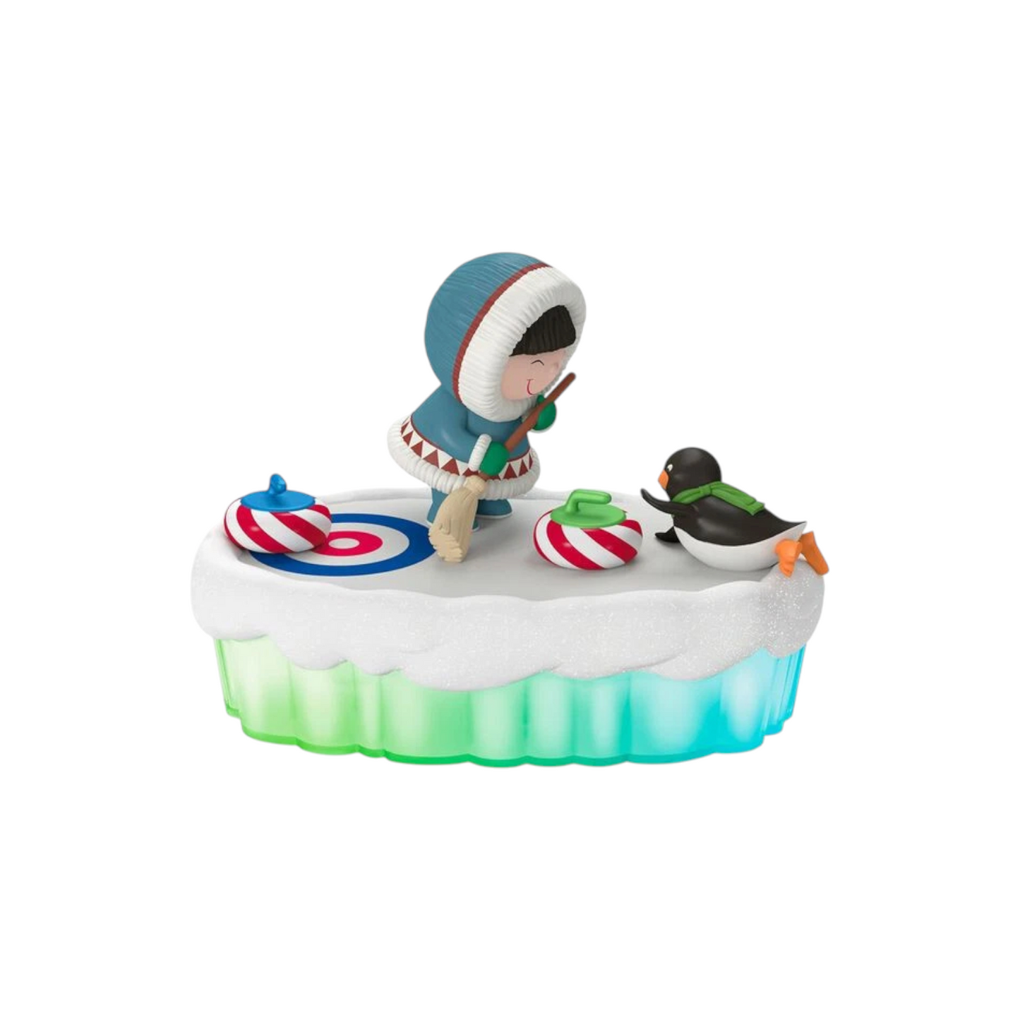 2017 Fun and Games Tabletop Decoration Hallmark Ornament (Frosty Friends) QFM1072