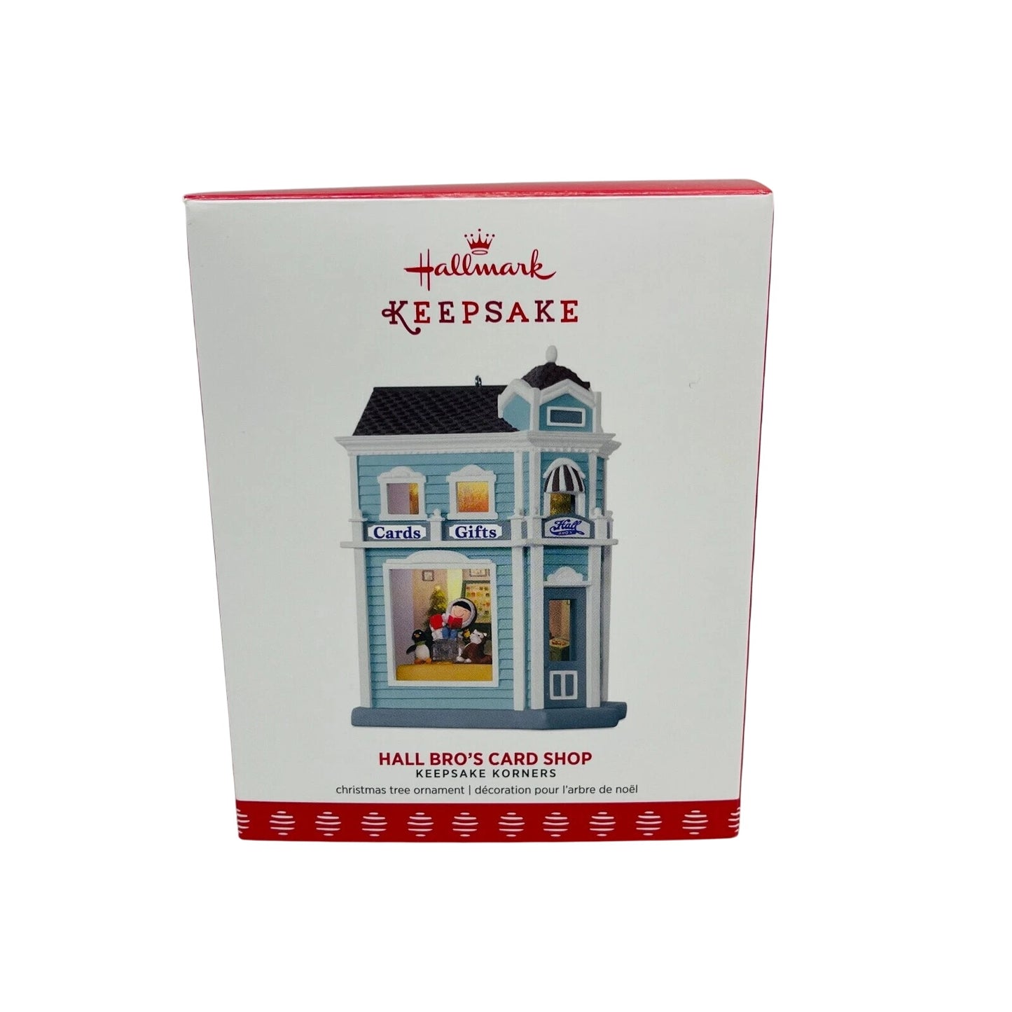 2017 Hall Bro's Card Shop Hallmark Ornament (Keepsake Korners) QRP5962
