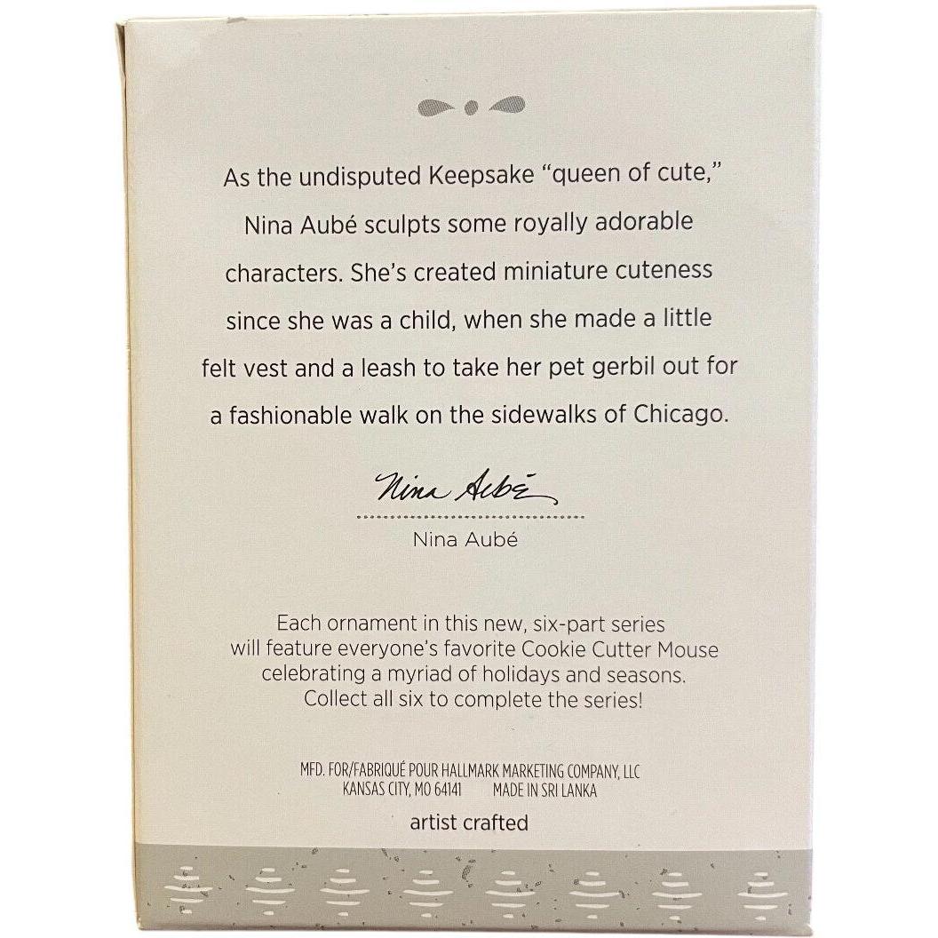 2017 Happy Easter, Cookie Cutter Mouse! Hallmark Ornament (Cookie Cutter Through the Year) QHA9122