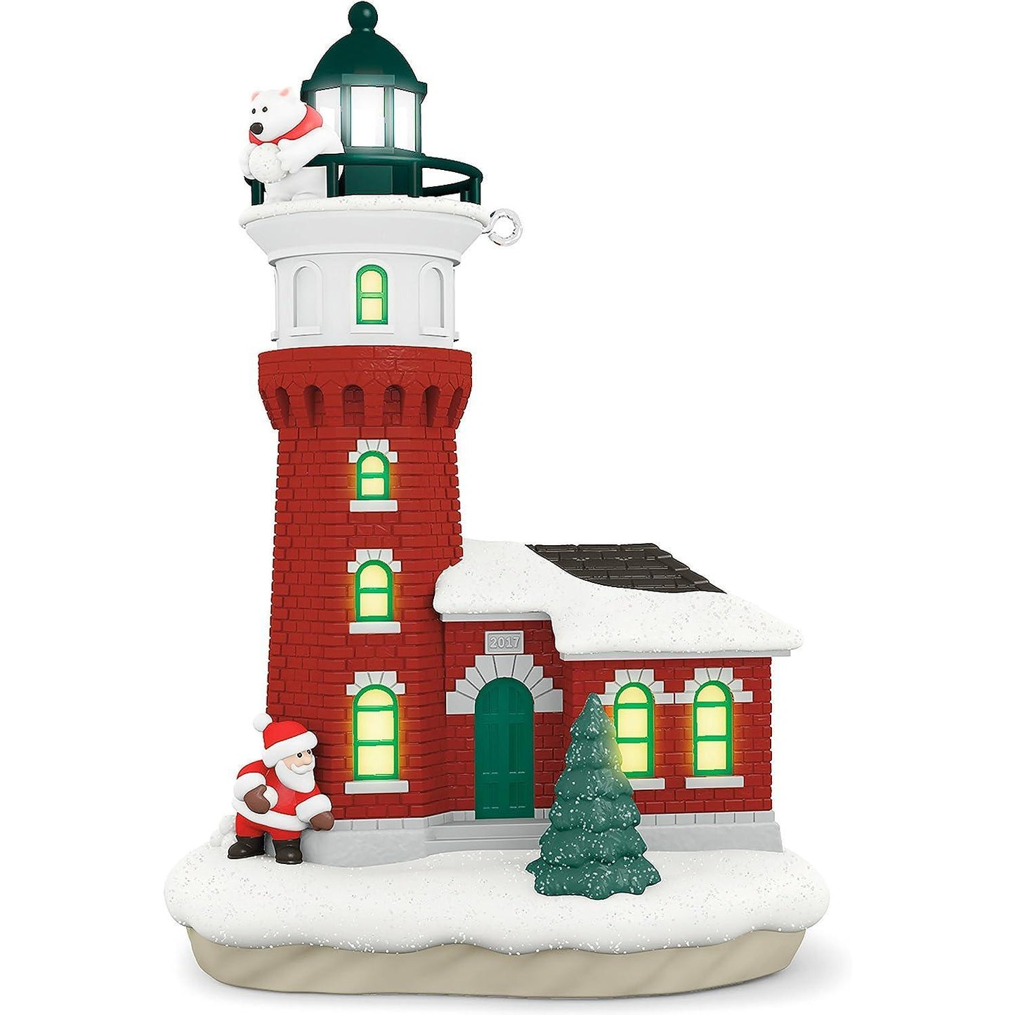 2017 Holiday Lighthouse Hallmark Ornament (Holiday Lighthouse) QX9305