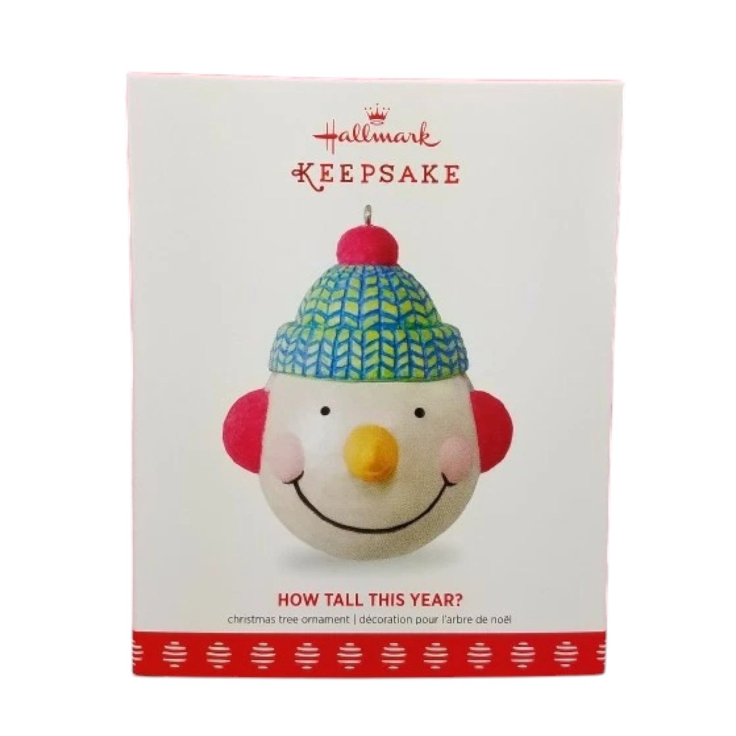 2017 How Tall This Year? Hallmark Ornament (Snowman) QGO1412