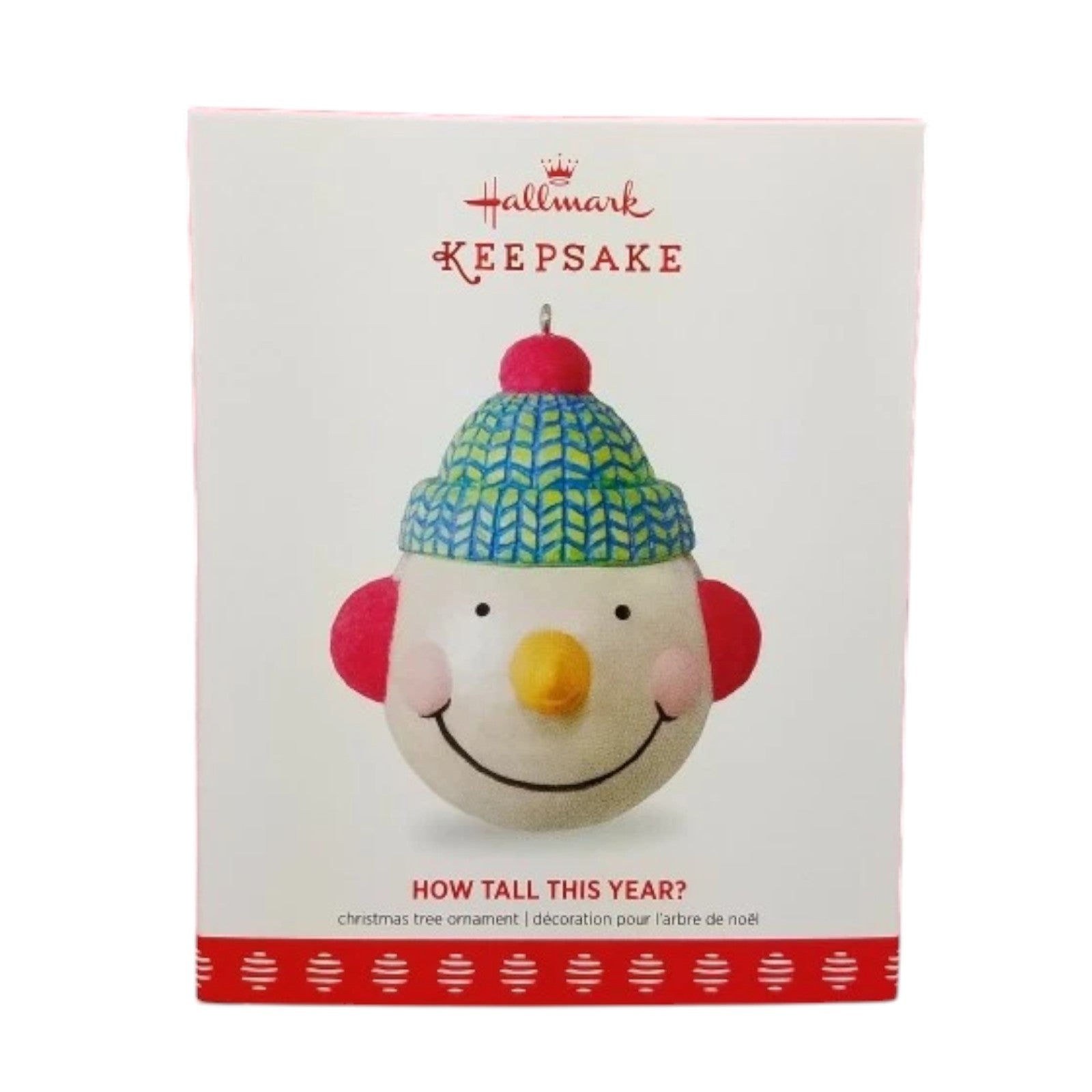 2017 How Tall This Year? Hallmark Ornament (Snowman) QGO1412