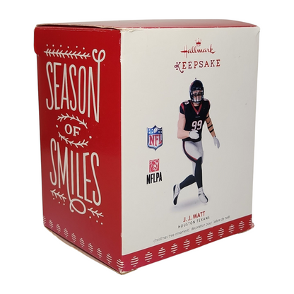 2017 J.J. Watt Hallmark Ornament (Football Legends) QXI3492