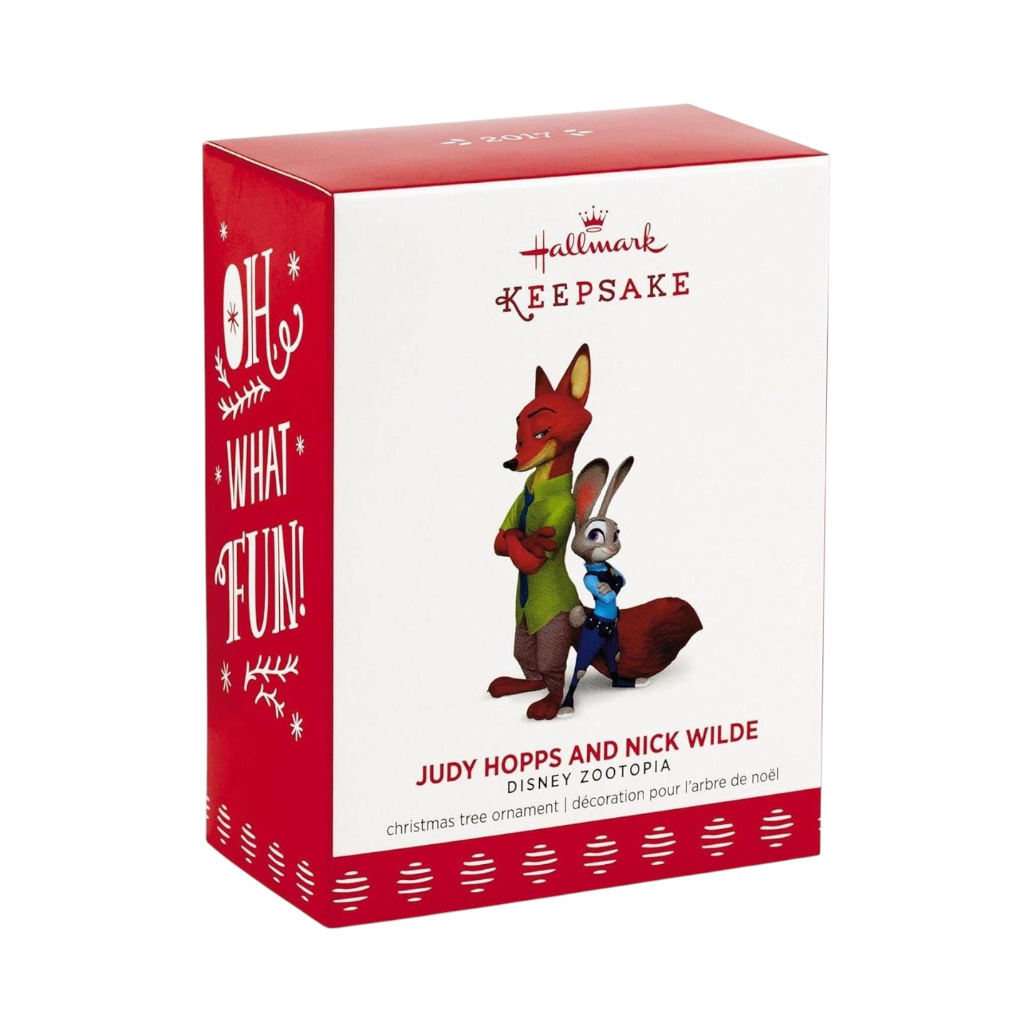 2017 Judy Hopps and Nick Wilde Hallmark Ornament (Zootopia) QXD6305 Image2