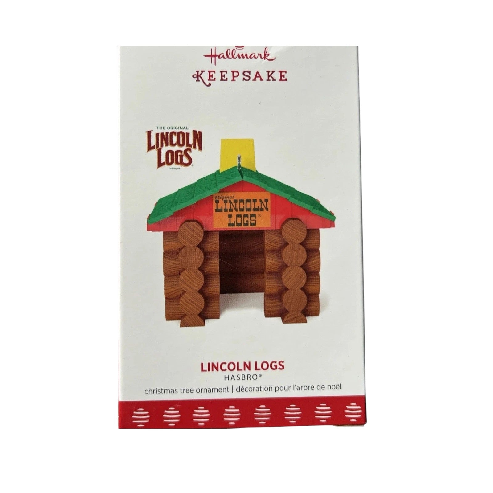2017 Lincoln Logs Hallmark Ornament (Hasbro) QXI1392