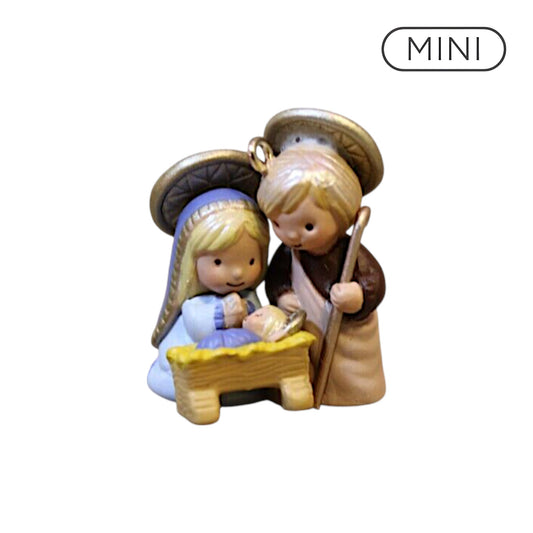2017 Ll'l Holy Family Hallmark Ornament (Nativity) QXM8595 Image1