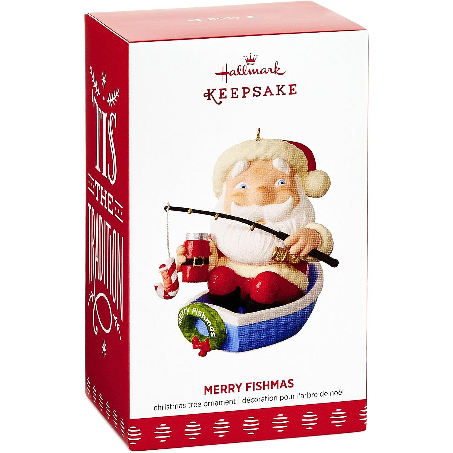 2017 Merry Fishmas Hallmark Ornament (Santa Claus) QGO1772