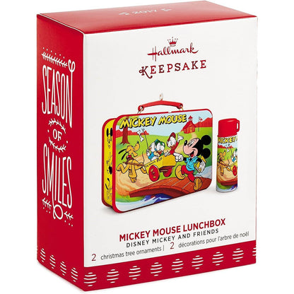 2017 Mickey Mouse Lunch Box Hallmark Ornament (Mickey Mouse & Friends) QXD6172