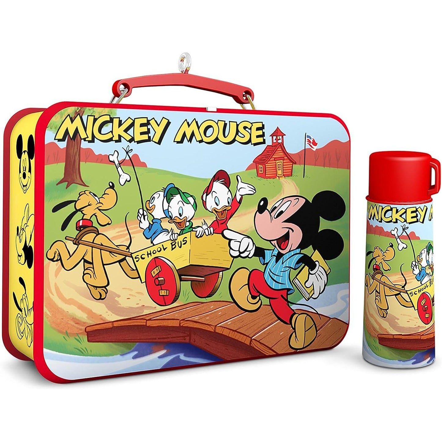 2017 Mickey Mouse Lunch Box Hallmark Ornament (Mickey Mouse & Friends) QXD6172