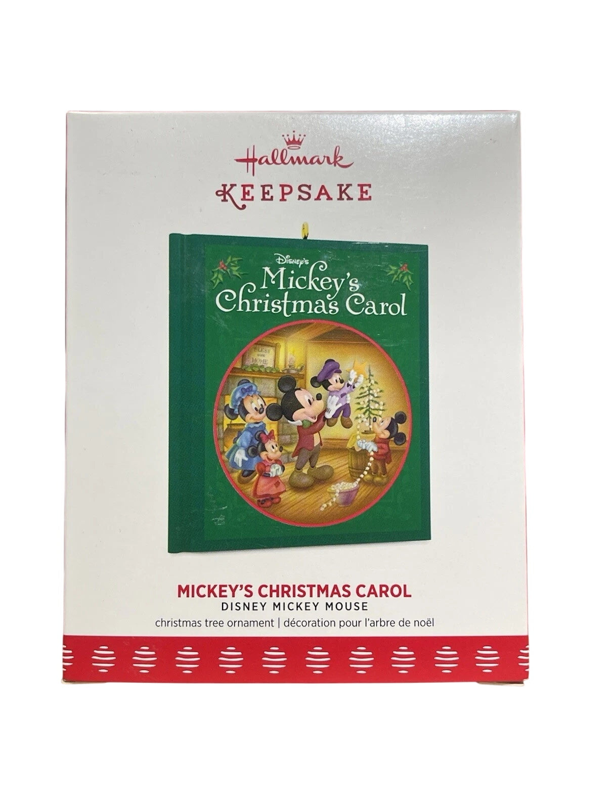 2017 Mickey's Christmas Carol Book Hallmark Ornament (Mickey's Christmas Carol) QXD6115