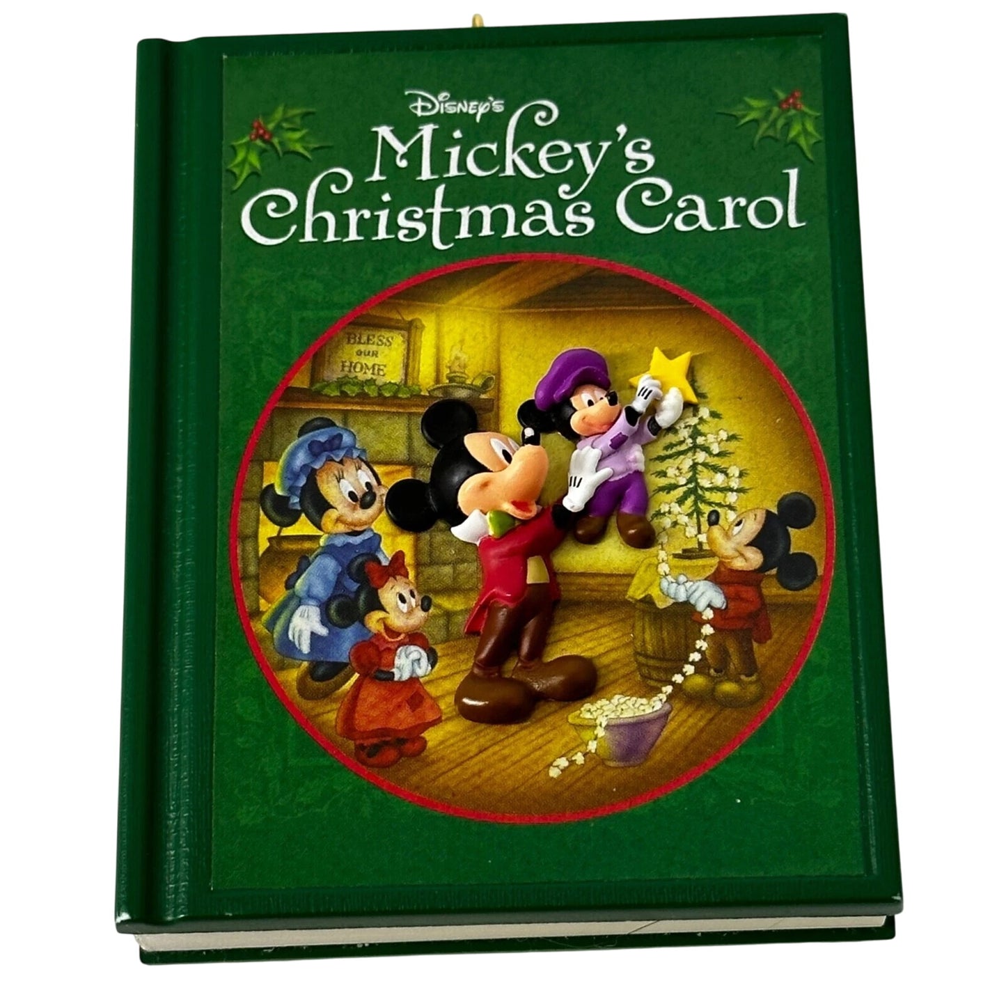 2017 Mickey's Christmas Carol Book Hallmark Ornament (Mickey's Christmas Carol) QXD6115
