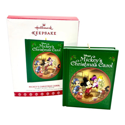 2017 Mickey's Christmas Carol Book Hallmark Ornament (Mickey's Christmas Carol) QXD6115