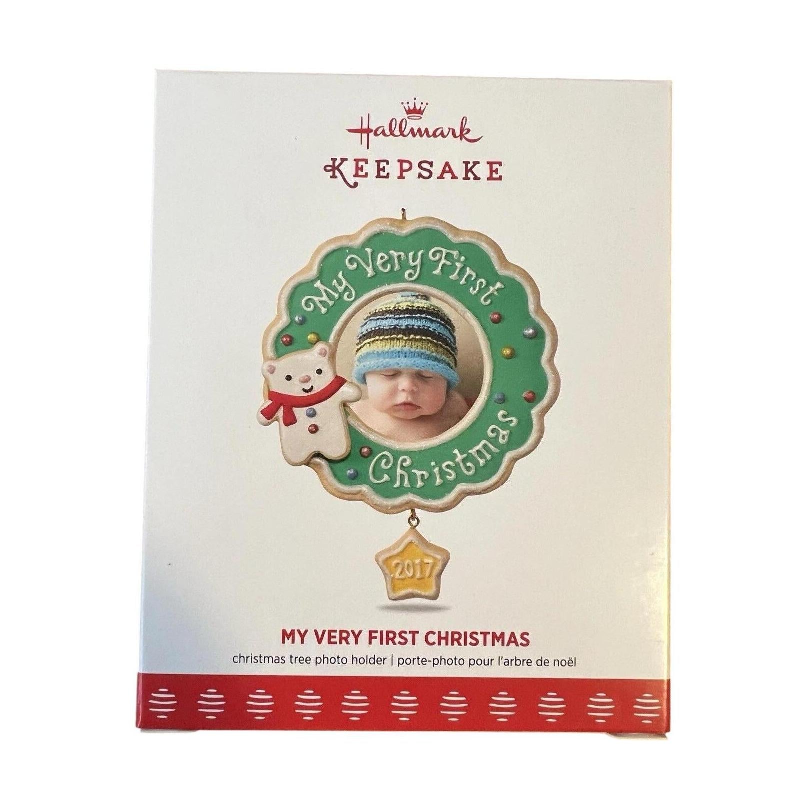 2017 My Very First Christmas - Photo Holder Hallmark Ornament (Baby's First Christmas) QGO1242 Image2